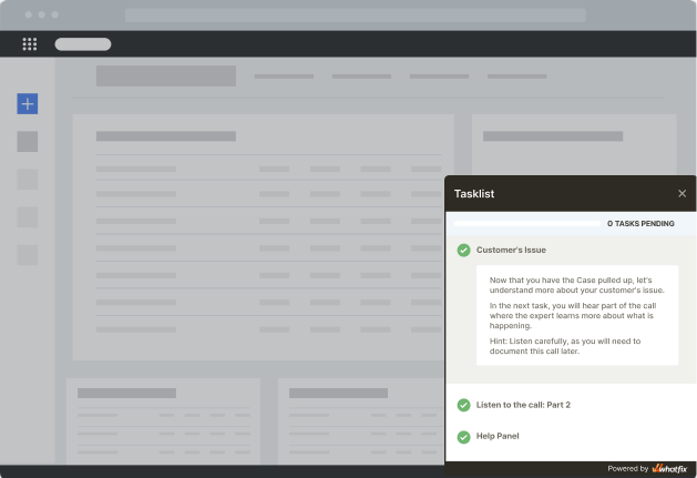 Whatfix tasklist