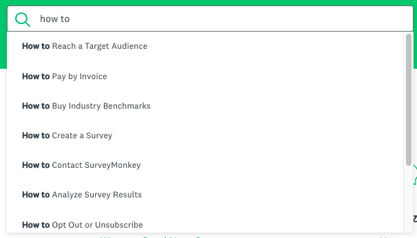 surveymonkey knowledge base