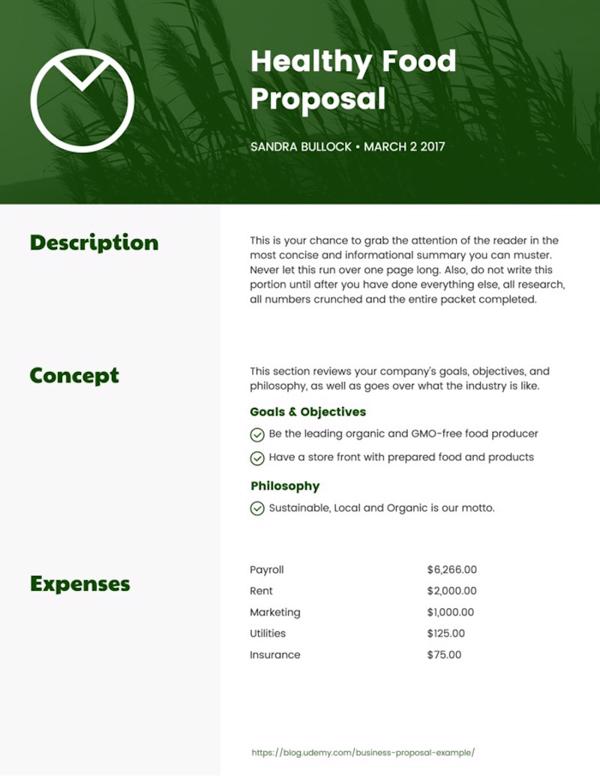 proposal template