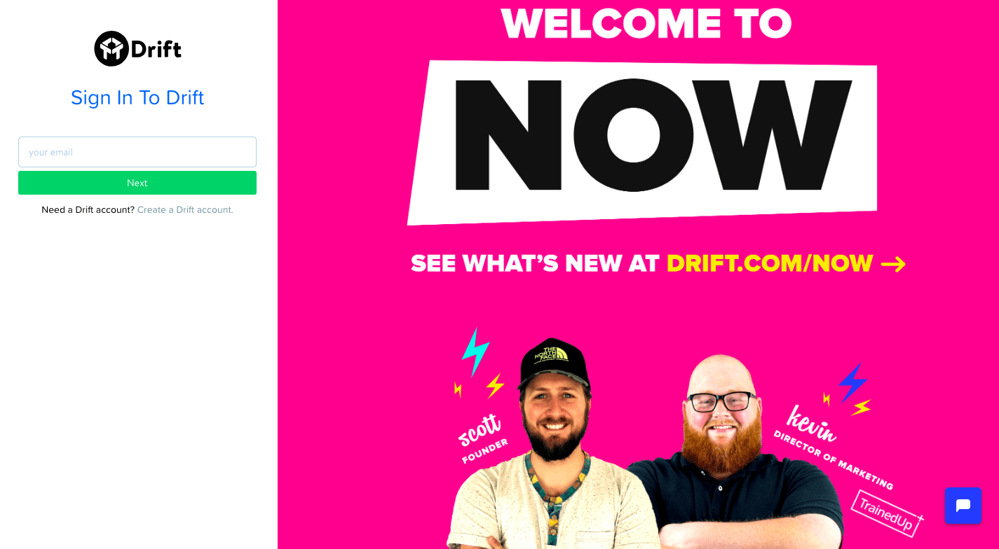 Drift-sign-in-new-feature