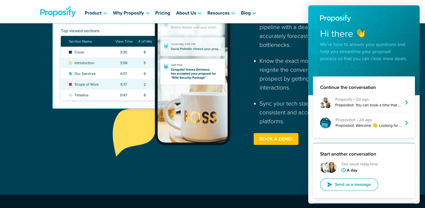 proposify-live-chat-in-app-message