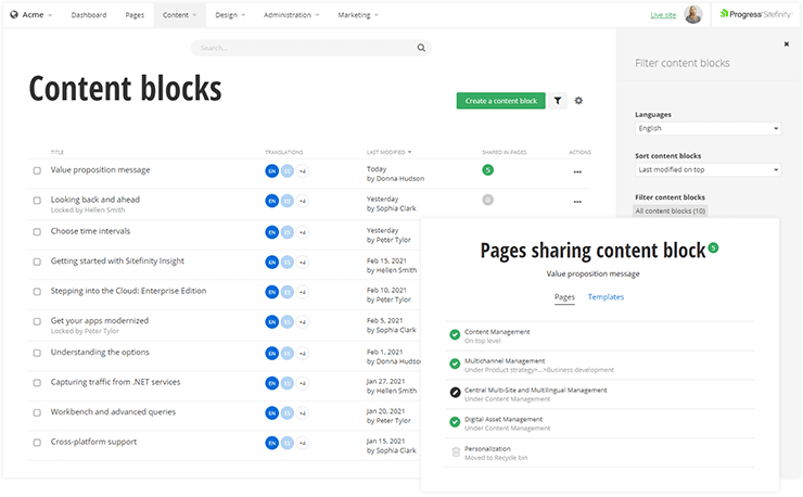 Progress-Sitefinity-screenshot