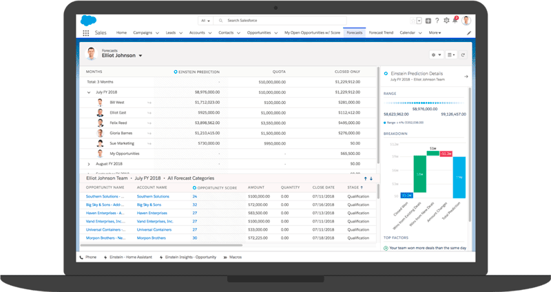 salesforce forecasting