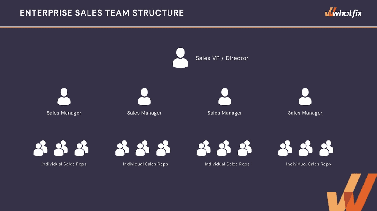 enterprise sales team structure