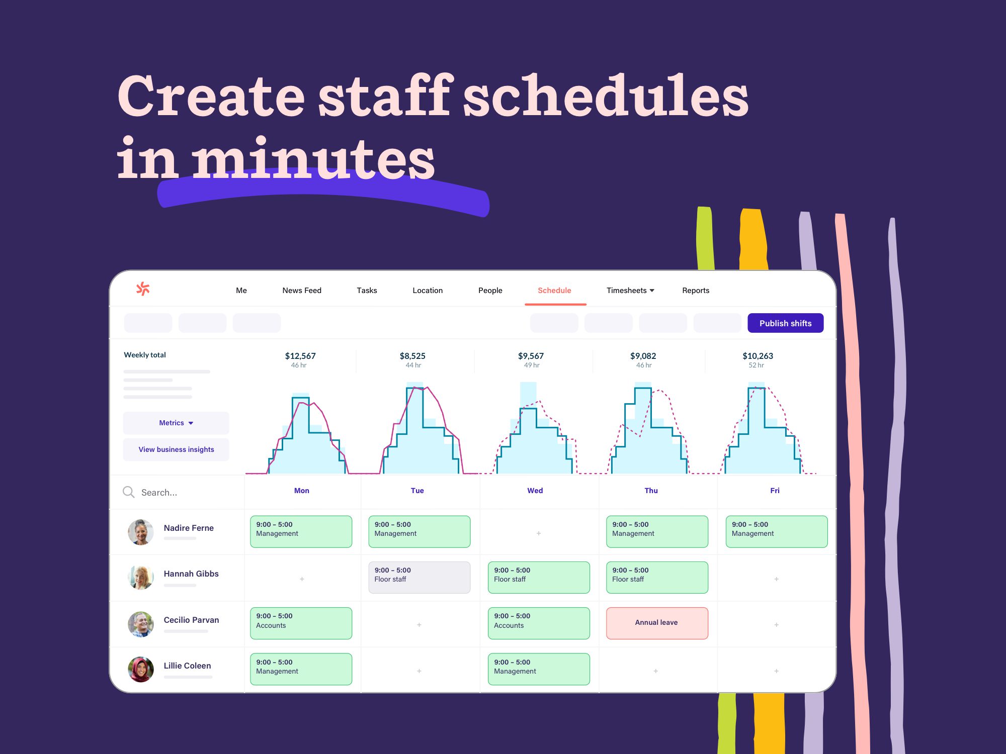 WFM and Time Tracking Software - Deputy Product Screenshot