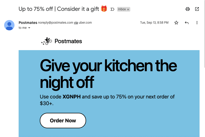 postmates-user-activation-example-email