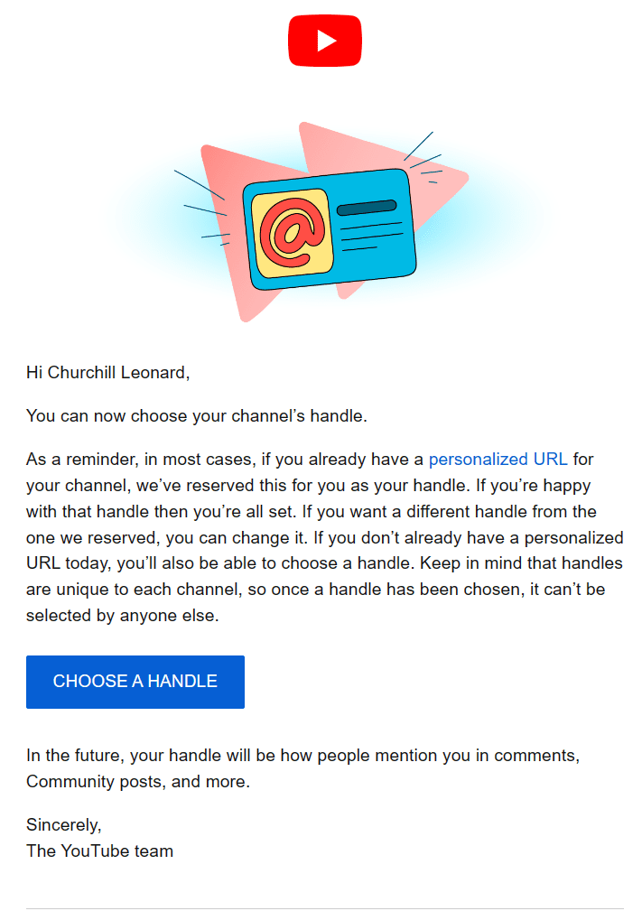 youtube-feature-change-announcement-email-example
