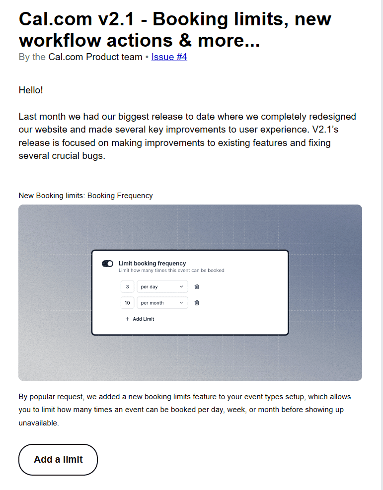 cal-com-product-release-notes-email-example