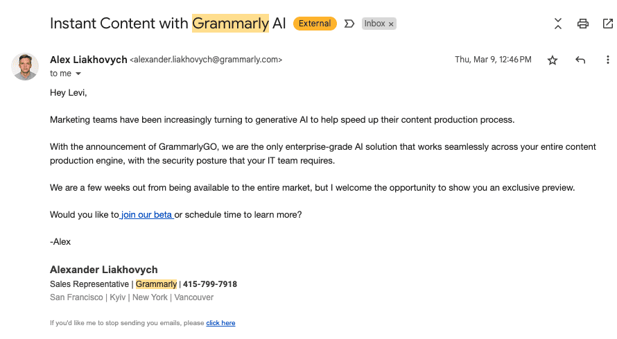 grammarly-ai-beta-launch-waitlist-email
