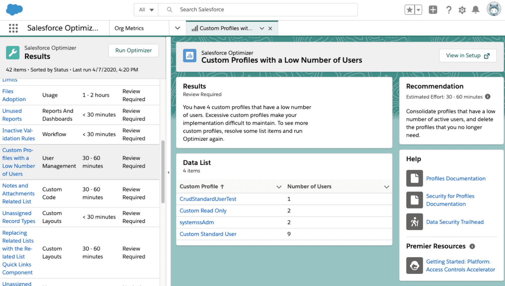 salesforce-optimizer