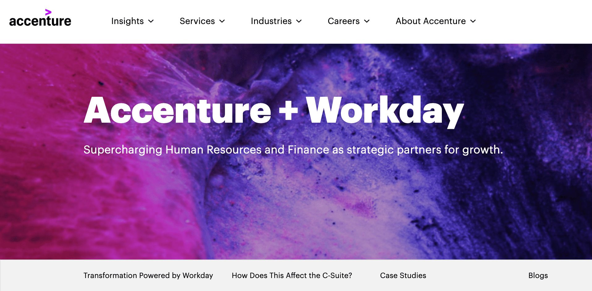 accenture + workday