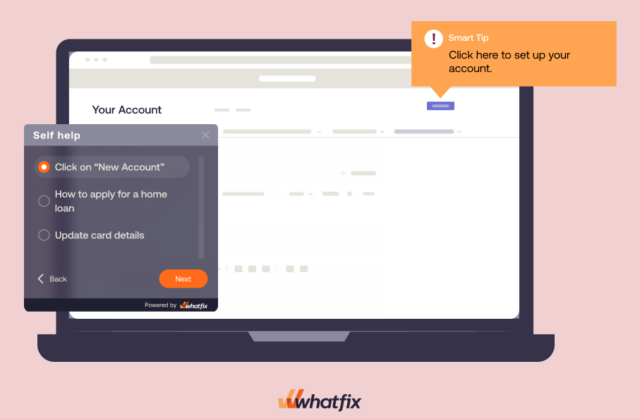 Guided workflows banking apps