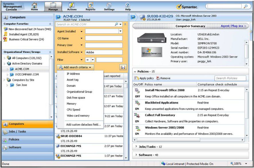 Symantec Asset Management Suite